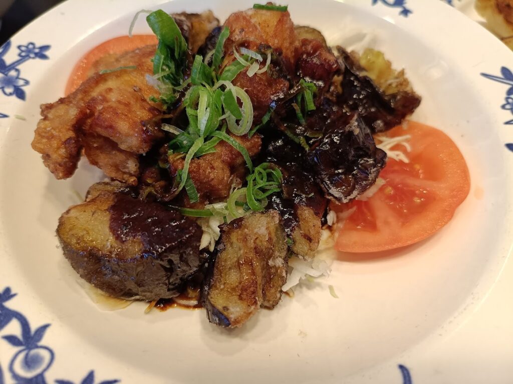 バーミヤン 鶏肉と揚げ茄子のホイコーソース