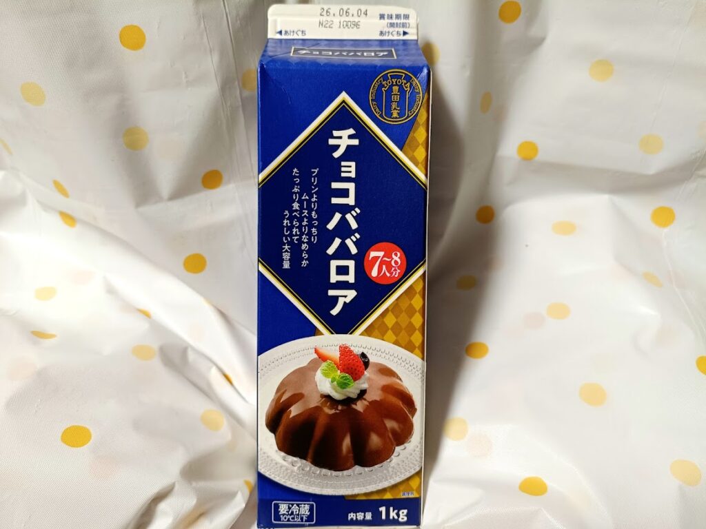 チョコババロア1キロ パッケージ表面