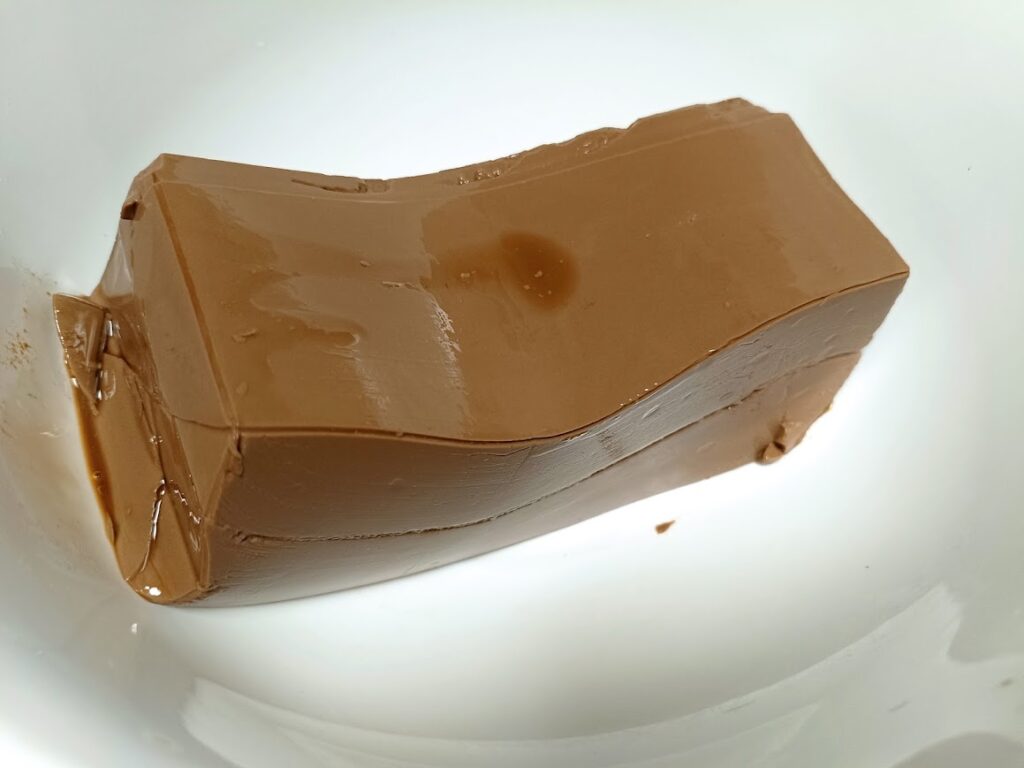 チョコババロア取り出し後