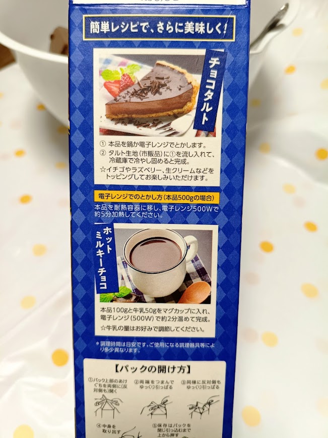 パッケージ横