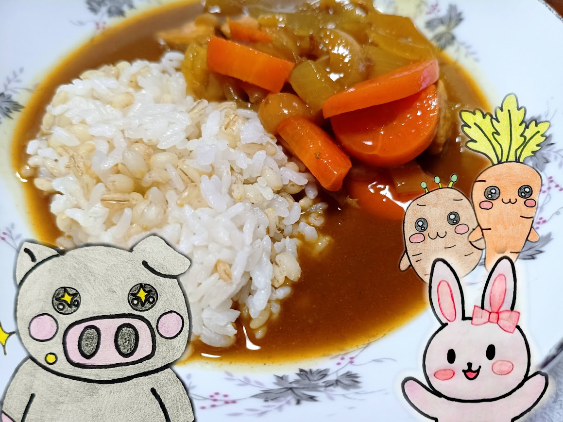 包丁いらず時短カレー 完成
