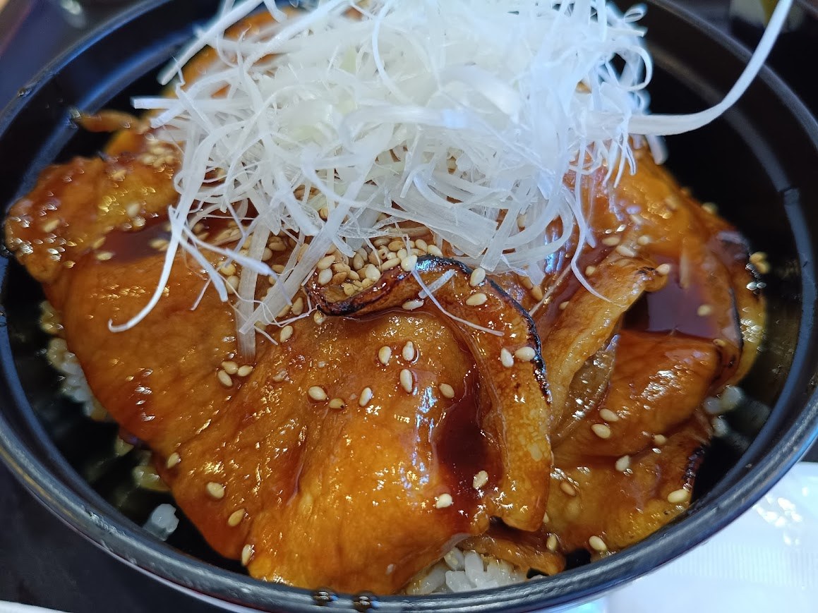 どまんなかたぬまはなみずきの照り焼き丼