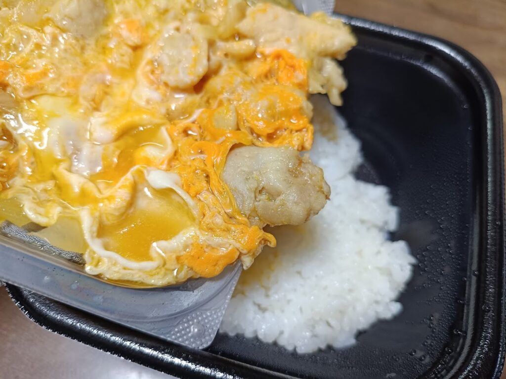 親子丼2層式