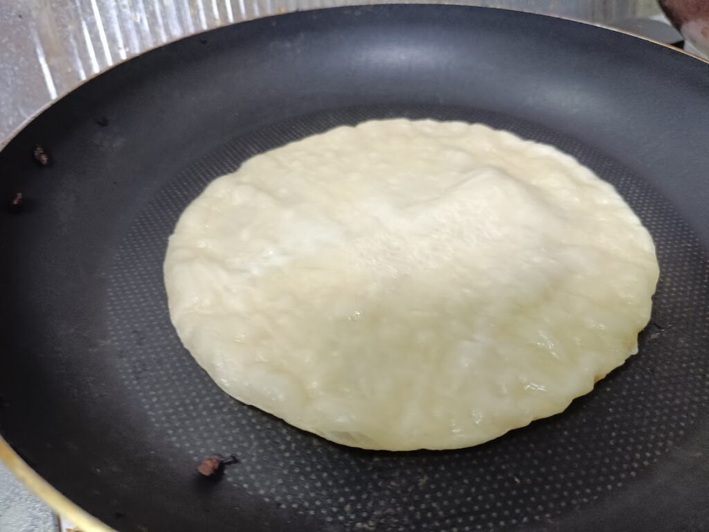 フライパンで焼く1