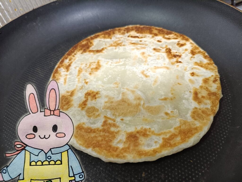 フライパンで焼く3