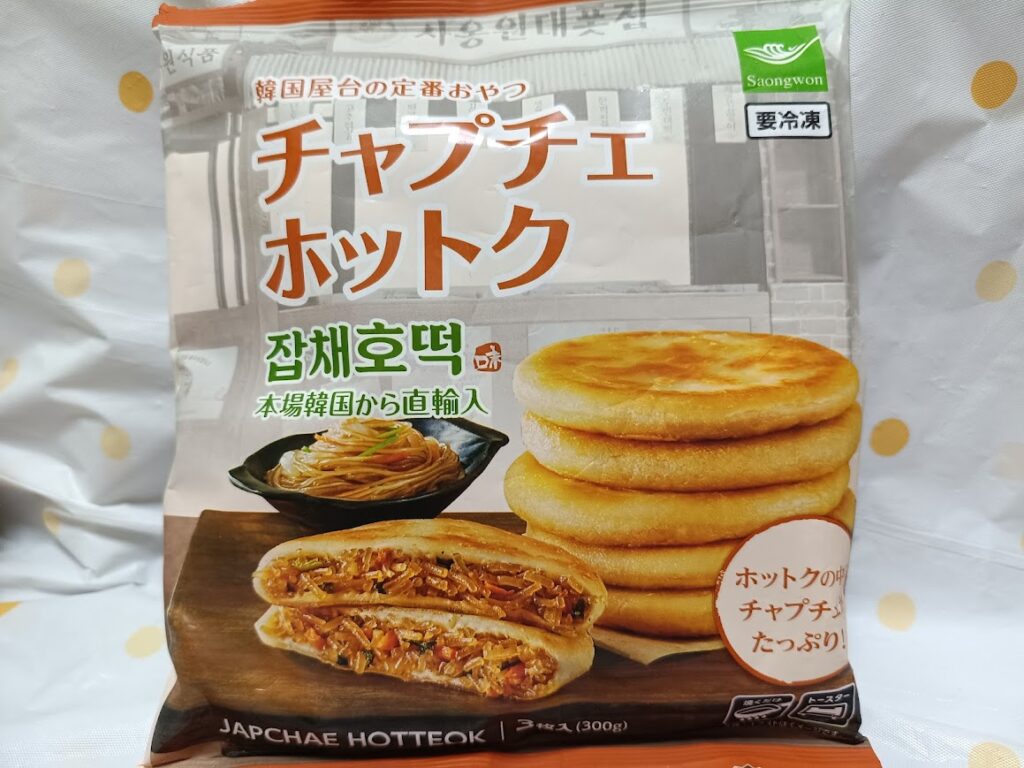 業務スーパー チャプチェホットクのパッケージ紹介画像