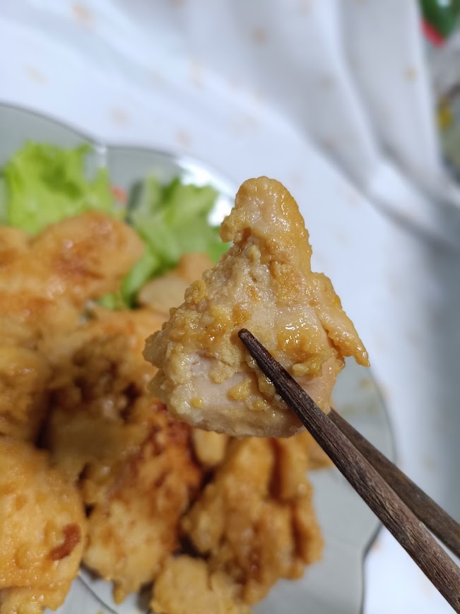 国産鶏むね味噌漬け実食2
