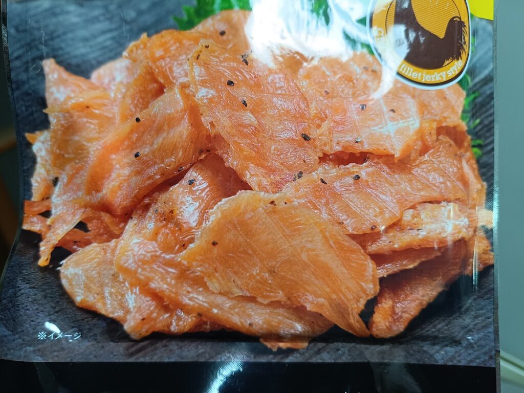 鶏ササミジャーキーのパッケージ商品イメージ写真
