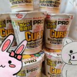 カップヌードルPROカレー12個とうさ・ぶーのイラスト