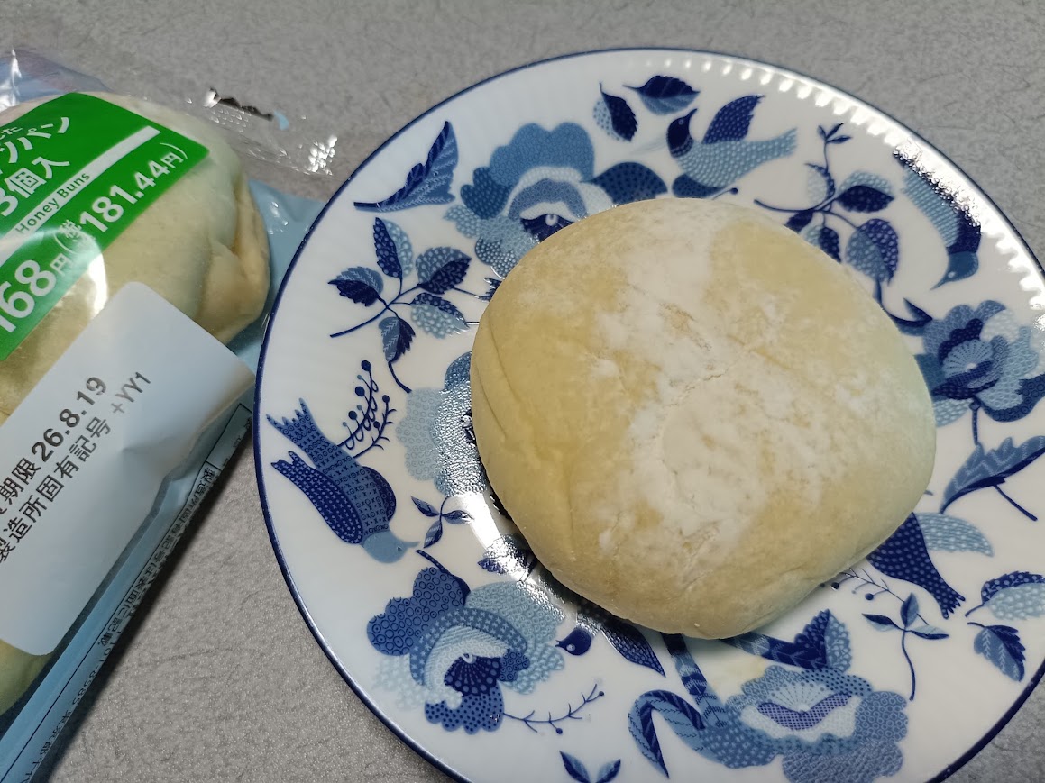 ハチミツパンの実物画像