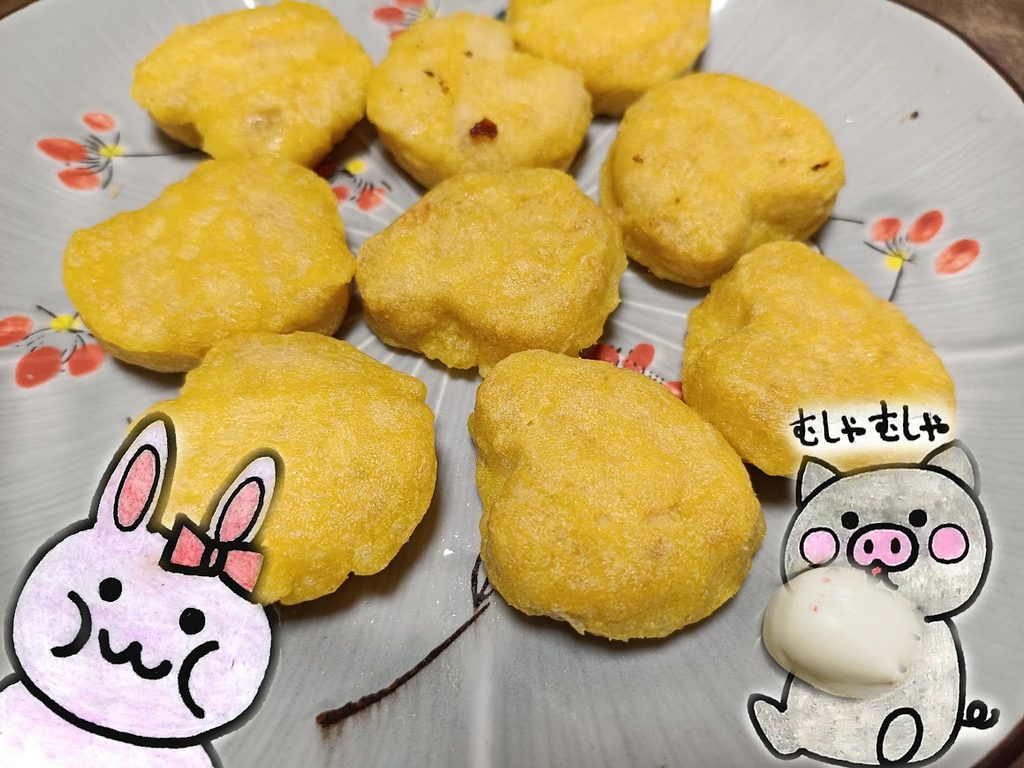 調理済みの肉のハナマサ チキンナゲットとうさ・ぶー