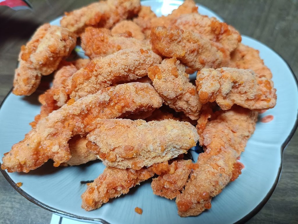 冷凍状態のレッドチリペッパーチキン