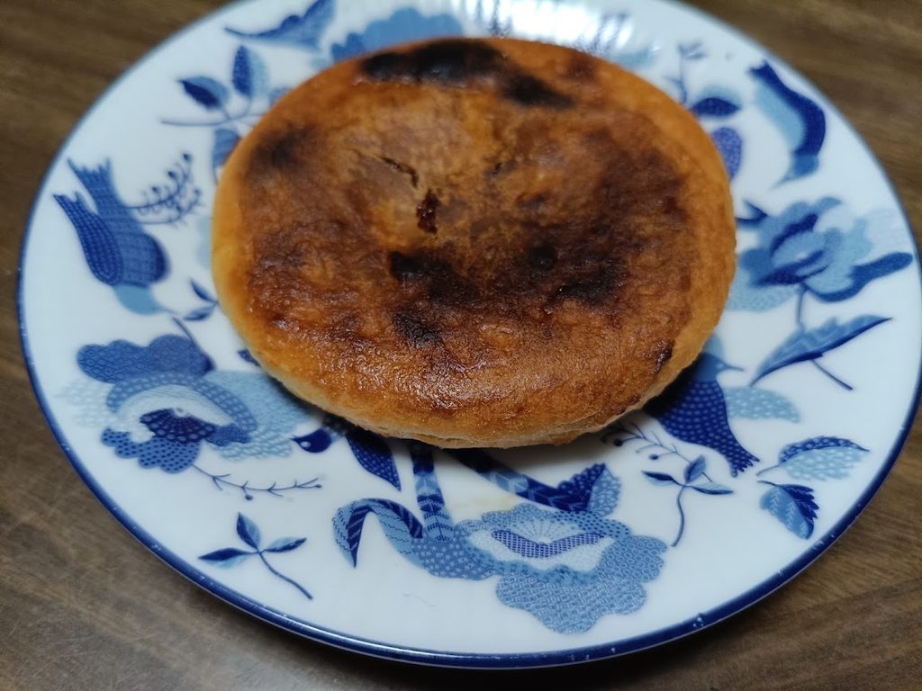 260℃4分で焼き過ぎてカチカチになったホットク