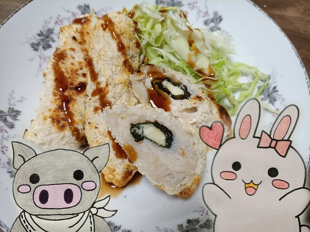 ささみチーズフライとうさ・ぶー