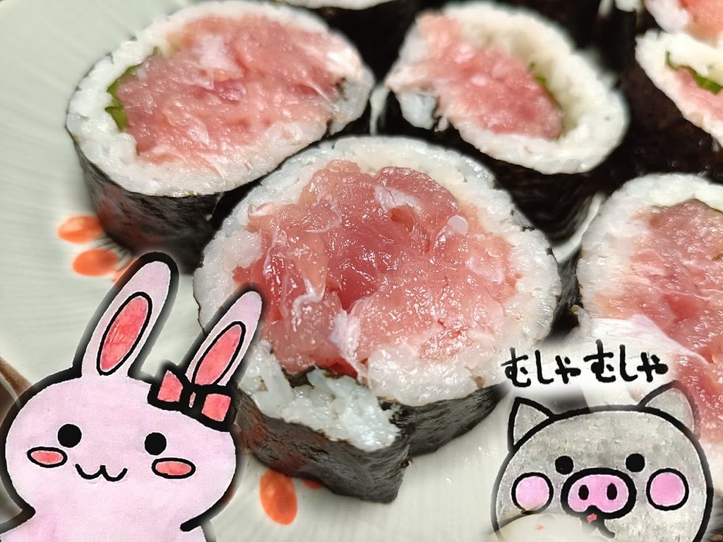 ほぼ海鮮巻きと、うさ・ぶー